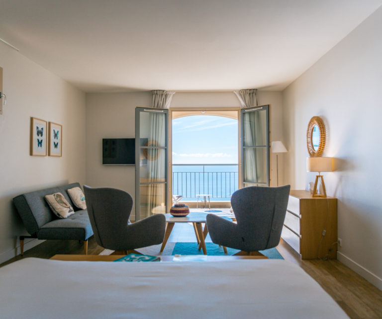 Hotel 4 étoiles La Villa Douce saint tropez chambre & suite vue mer - Junior room