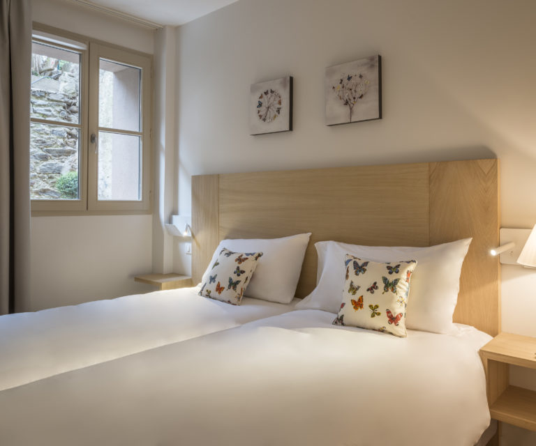 Chambre à 2 lits suite appartement - Hôtel la Villa Douce- hôtel 4 étoiles - Golfe de St Tropez